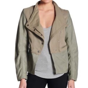 Coffee Shop slab pale hunter green jacket
